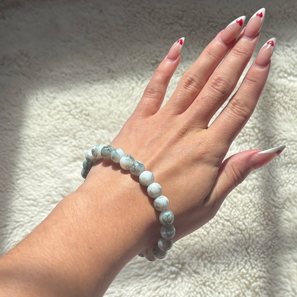 Moss Agate Crystal Bracelet Emotional Balance | Grounding Energy | Abundance | - Picture 1 of 4